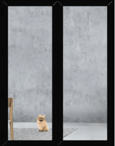 Black Aluminium 2.1m 2-Panel Bifold Doors